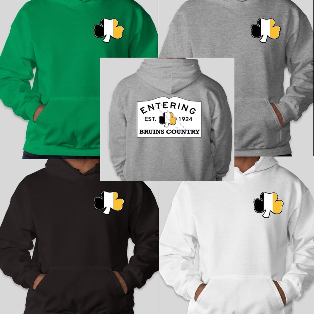Boston Bruins Themed hoodie sweatshirt